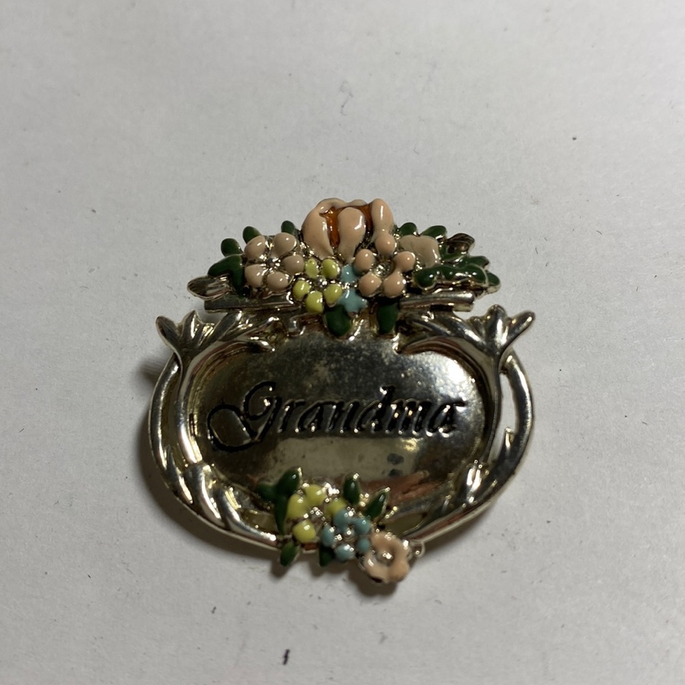 Signed Grandma Pin